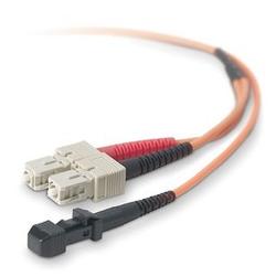 BELKIN COMPONENTS Belkin Fiber Optic Duplex Patch Cable - 1 x MT-RJ - 2 x SC - 16.4ft - Orange