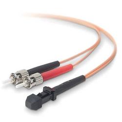 BELKIN COMPONENTS Belkin Fiber Optic Duplex Patch Cable - 1 x MT-RJ - 2 x ST - 6.56ft - Orange