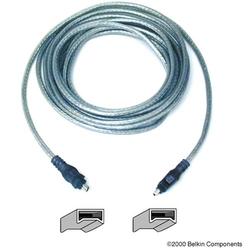Belkin FireWire Cable - 1 x FireWire - 1 x FireWire - 14ft - Ice (F3N402-14-ICE)