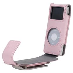 Belkin Flip Case for iPod nano - Clam Shell - Leather - Pink