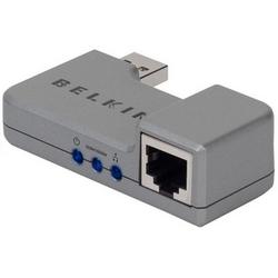 BELKIN COMPONENTS Belkin Gigabit USB 2.0 Network Adapter - USB - 1 x RJ-45 - 10/100/1000Base-T