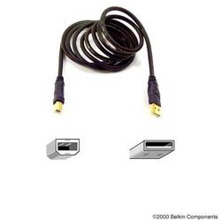 BELKIN COMPONENTS Belkin Gold Series USB 2.0 Device Cable - 10 feet - Black