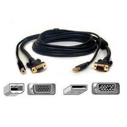 BELKIN COMPONENTS Belkin Gold Series USB KVM Cable - 6ft - Black