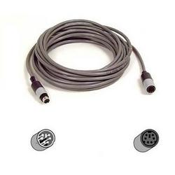 BELKIN COMPONENTS Belkin Mouse/Keyboard Extension Cable - 1 x mini-DIN (PS/2) - 1 x mini-DIN (PS/2) - 50ft - Gray