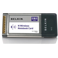 BELKIN COMPONENTS Belkin N Wireless Notebook Card