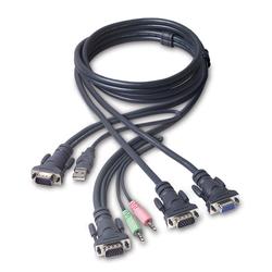 BELKIN COMPONENTS Belkin OmniView Video / USB / Audio Cable - 6 ft