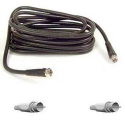 Belkin Pro Series RG59 Coaxial Cable - 1 x F-connector - 1 x F-connector - 12ft - Black