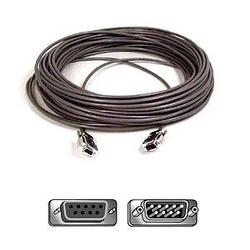 BELKIN COMPONENTS Belkin Pro Series Serial Monitor/Mouse Extension Cable - 1 x DB-9 Serial - 1 x DB-9 Serial - 30ft
