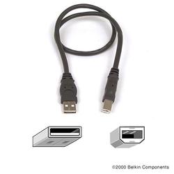 BELKIN COMPONENTS Belkin Pro Series USB 2.0 Device Cable - 1 x Type A - 1 x Type B Device - 20 - Black