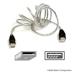 BELKIN COMPONENTS Belkin Pro Series USB Extension Cable - 1 x Type A - 1 x Type A - 6ft - Ice