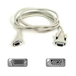 BELKIN COMPONENTS Belkin Pro Series VGA Monitor Extension Cable - 1 x HD-15 - 1 x HD-15 Monitor - 25ft
