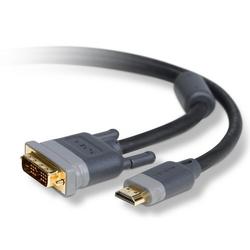 Belkin PureAV HDMI to DVI Video Cable - 1 x Type A HDMI - 1 x SL DVI-D - 12ft