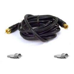 BELKIN COMPONENTS Belkin RG59 Coaxial Cable - 1 x F-connector - 1 x F-connector - 6ft - Black