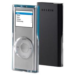 Belkin Silicon Case for iPod Nano with Texture - Silicon - Black, Blue