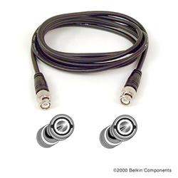 BELKIN COMPONENTS Belkin Thin Ethernet Coaxial Cable - 1 x BNC Network - 1 x BNC Network - 50ft - Black