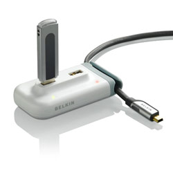 Belkin USB 2.0 4-Port Hub, White