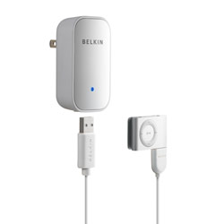 BELKIN COMPONENTS Belkin USB A/C Charger with iPod Shuffle v2 Cable