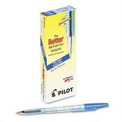Pilot Corp. Of America Better® Ballpoint Pen, Fine Point, Refillable, Blue Ink (PIL36011)