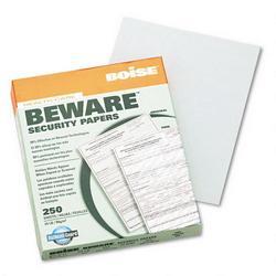 BOISE CASCADE PAPER Beware™ Security Paper, Hlthcare, VOID, 8-1/2 x 11, Green, 250/Pack (CASBSP11VDGN)