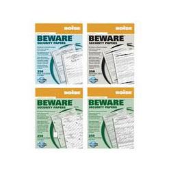 BOISE CASCADE PAPER Beware™ Security Paper, Hlthcare, VOID, Quad Perforated, 8-1/2 x 11, Green, 250/Pack (CASBSP11V