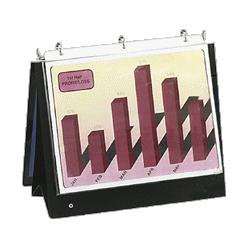 Lion Office Products Binder-R-Easel, 1 Rings, Horizontal, 11 x8-1/2 , Black (LIO40008BK)