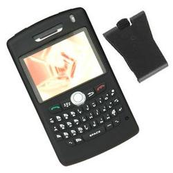 Wireless Emporium, Inc. Blackberry 8800 Silicone Case w/Clip (Black)