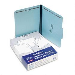 Esselte Pendaflex Corp. Blue Pressboard 2 Cap. Folders with 2 Fasteners, 1/3 Cut, Letter, 25/Box (ESSFP213)