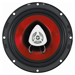 BOSS Audio Boss Audiio CH6500 6 1/2 (Slim) 2-way Speaker, Poly Injection Cone