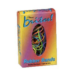 Alliance Rubber Brites Rubber Bands, 1-1/2 oz, Assorted Sizes/Colors (ALL07706)