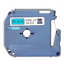 Brother M531 Non-Laminated Tape Cartridge - 0.5 x 26'' - 1 x Tape - Blue