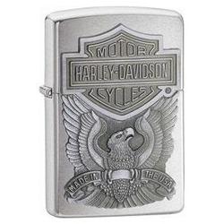 Zippo Brushed Chrome, Hd Made In The Usa Eagle