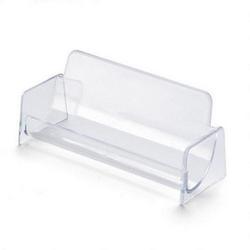 Universal Office Products Business Card Holder, Plastic, 50 Card Capacity, Clear (UNV12590)