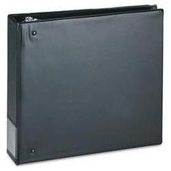 C-Line Products, Inc. CD/DVD 2 D-Ring Binder Kit, 3w x 11-1/2d x 12-3/8h, Black (CLI61938)