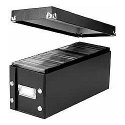 IDEASTREAM CONSUMER PRODUCTS CD Storage Box, 5-1/4w x 14d x 5-3/4h, Black (IDESNS01521)