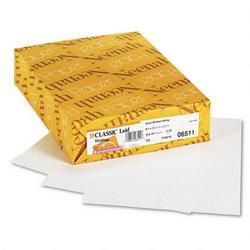 Neenah Paper CLASSIC® Laid Writing Paper, Avon Brilliant White, 8-1/2 x 11, 24-lb., 500/Ream (NEE06511)