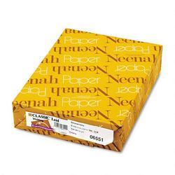 Neenah Paper CLASSIC® Laid Writing Paper, Baronial Ivory, 8-1/2 x 11, 24-lb., 500 Sheets/Ream (NEE06551)