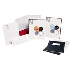 Neenah Paper CLASSIC® Linen Presentation Covers, 80-lb, 8-1/2x11, 25 Covers/Pack, Natural White (NEE35108)