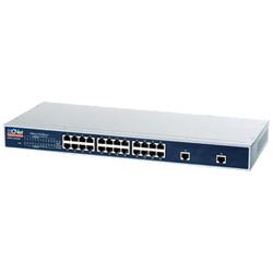 CNET Inc. CNet CSH-2402G Smart Ethernet Switch - 24 x 10/100Base-TX LAN, 2 x 1000Base-T LAN