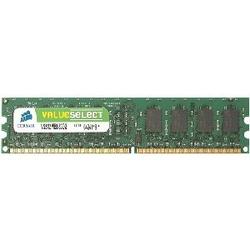 Corsair CORSAIR Value Select 2GB ( 2 X 1GB ) PC2-5300 667MHz 240-pin DDR2 Desktop Memory Kit