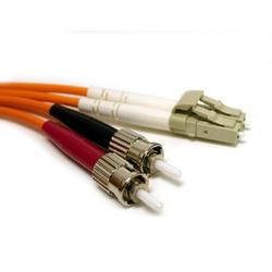 CP TECHNOLOGIES CP TECH Fiber Optic Duplex Patch Cable - 2 x LC - 2 x ST - 3.28ft