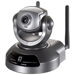 CP TECHNOLOGIES CP TECH LevelOne WCS-2010 11g Wireless Pan/Tilt Network Camera - Color - CCD - Wireless Wi-Fi, Cable