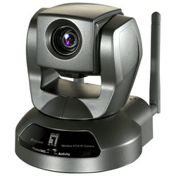 CP TECHNOLOGIES CP TECH LevelOne WCS-2040 11g Wireless PTZ Network Camera - Color - CCD - Wireless Wi-Fi, Cable