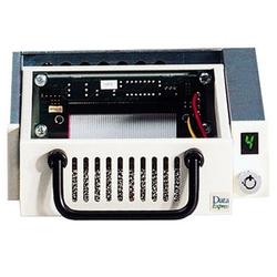 CRU Data Express 100 SCSI Removable HDD Enclosure - Storage Enclosure - 1 x 3.5 - 1/3H Internal Hot-swappable - Beige