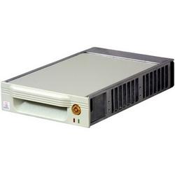 CRU DataPort V Plus Removable Drive Enclosure - Storage Enclosure - 1 x 3.5 - 1/3H Internal - Gray