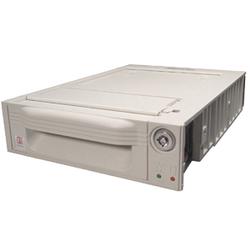 CRU Dataport 3 Removable Hard Drive Enclosure - Storage Enclosure - 1 x 3.5 - 1/3H Internal - White