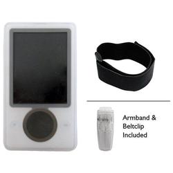 CTA Digital Clear skin case with armband for Zune