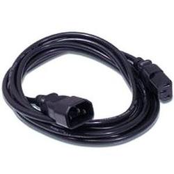 CABLES TO GO Cables To Go 1ft Computer Power Cord Extension - - 1ft - Black