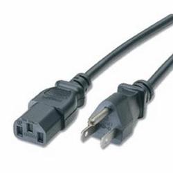 CABLES TO GO Cables To Go 1ft Power Cable - - 1ft - Black