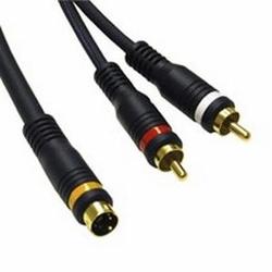 CABLES TO GO Cables To Go 6FT S-Video RCA A/V Cable 2X RCA4MM Velocity