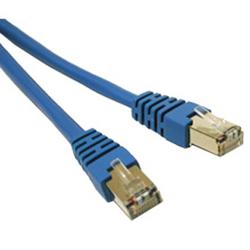 CABLES TO GO Cables To Go Cat. 6 Shielded Patch Cable - 1 x RJ-45 - 1 x RJ-45 - 14ft - Blue